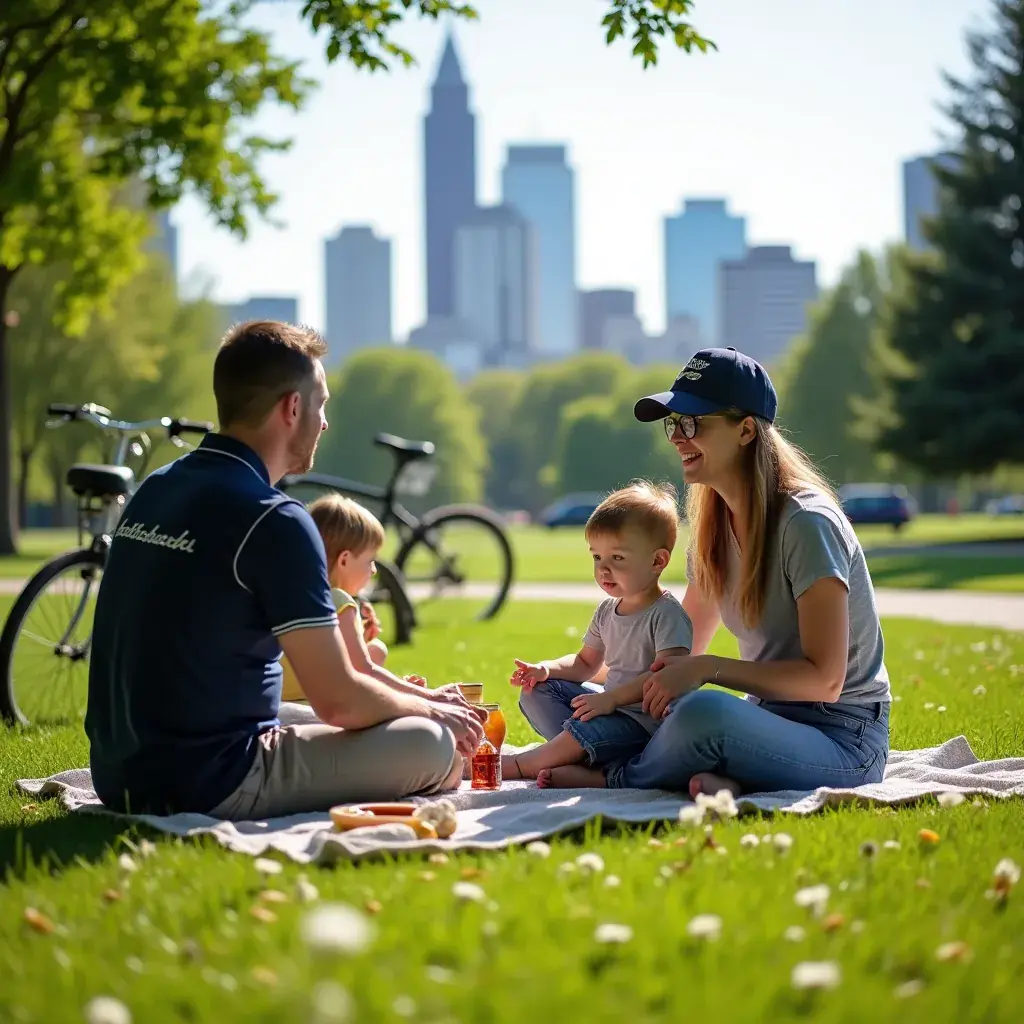 Modern office workspace